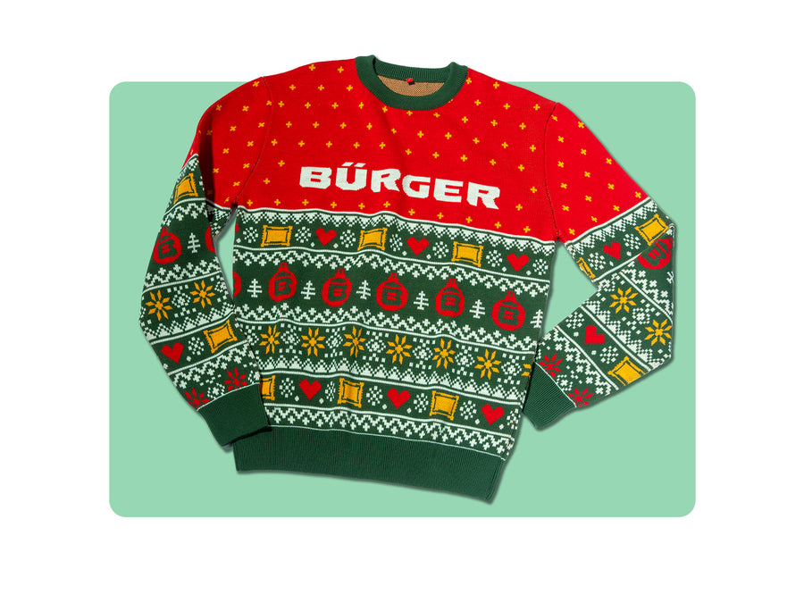 BÜRGER Weihnachtspullover